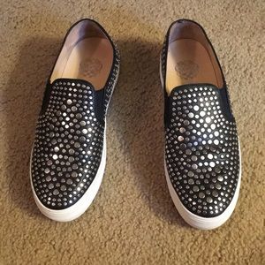 Cute studded slip on shoes!